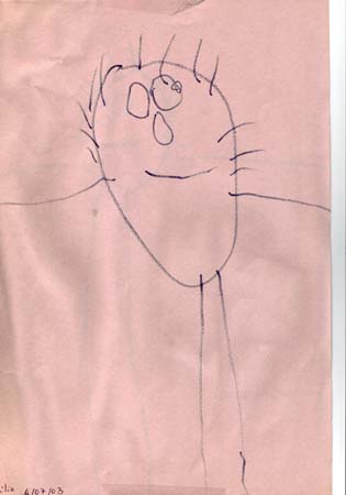 emilie dessineun bonhomme